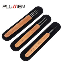 Load image into Gallery viewer, Profeesional Dreadlock Crochet Bamboo Handle Hook 0.5Mm 0.75Mm 1-Hook 2-Hooks 3-Hooks Needle For Dreads Lock Needle 1Pcs/Set
