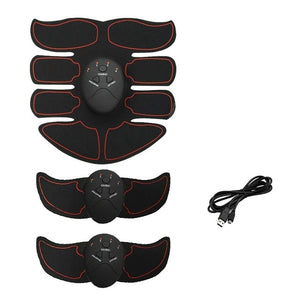 Rechargeable EMS Muscle Stimulator Weight Loss Abdominal EMS ABS Trainer Body EMS Stimulator Body Slimming Fitness Massage
