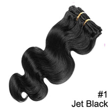 Load image into Gallery viewer, Doreen 120 grams Clip In Human Hair Extensions European Machine Made Remy 100% Human Hair Highlight Caramel Ombre color

