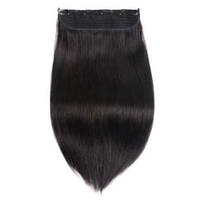 Load image into Gallery viewer, Doreen 100g 120g Blonde Brown Brazilian Machine Made Remy Clip In One Piece Human Hair Extensions  16inch-22inch
